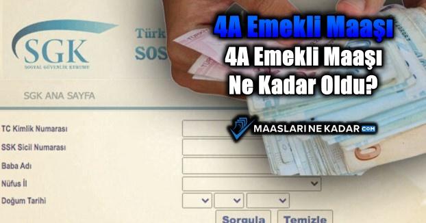 4A Emekli Maaşı