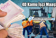 4D Kamu İşçi Maaşları