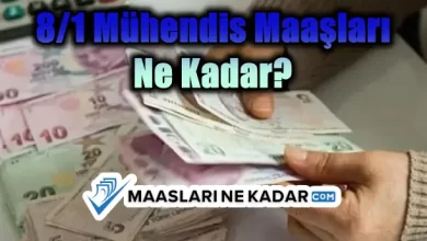 8/1 Mühendis Maaşları