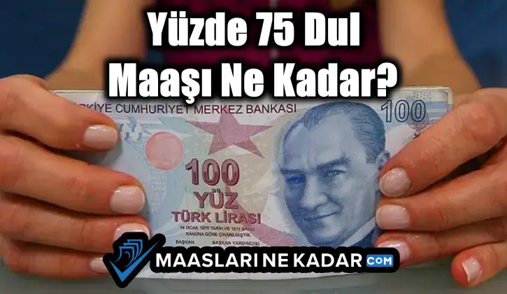 Yüzde 75 Dul Maaşı Ne Kadar?