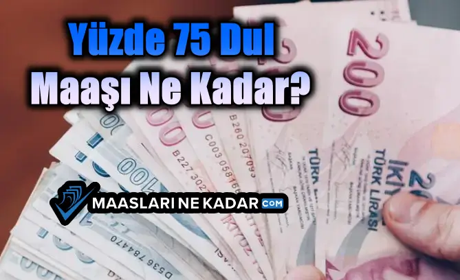 Yüzde 75 Dul Maaşı Ne Kadar?